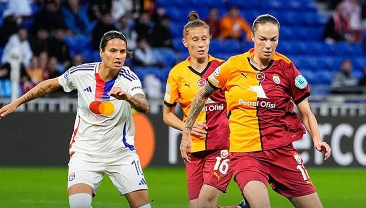 UEFA Kadınlar Şampiyonlar Ligi: (ÖZET) Lyon-Galatasaray maç sonucu: 3-0